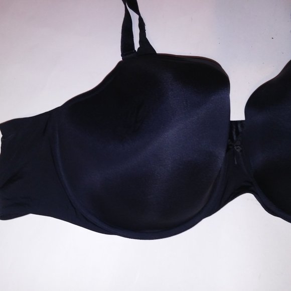 Torrid Curve Bra 54C 360 Back Smoothing T Shirt Solid Black Lightly Lined Underw - Picture 4 of 12